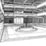 Site plan, perspective and light-shadow studies of the Federal Building