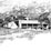 Site plan, perspective and floor plan of Maison Goelet